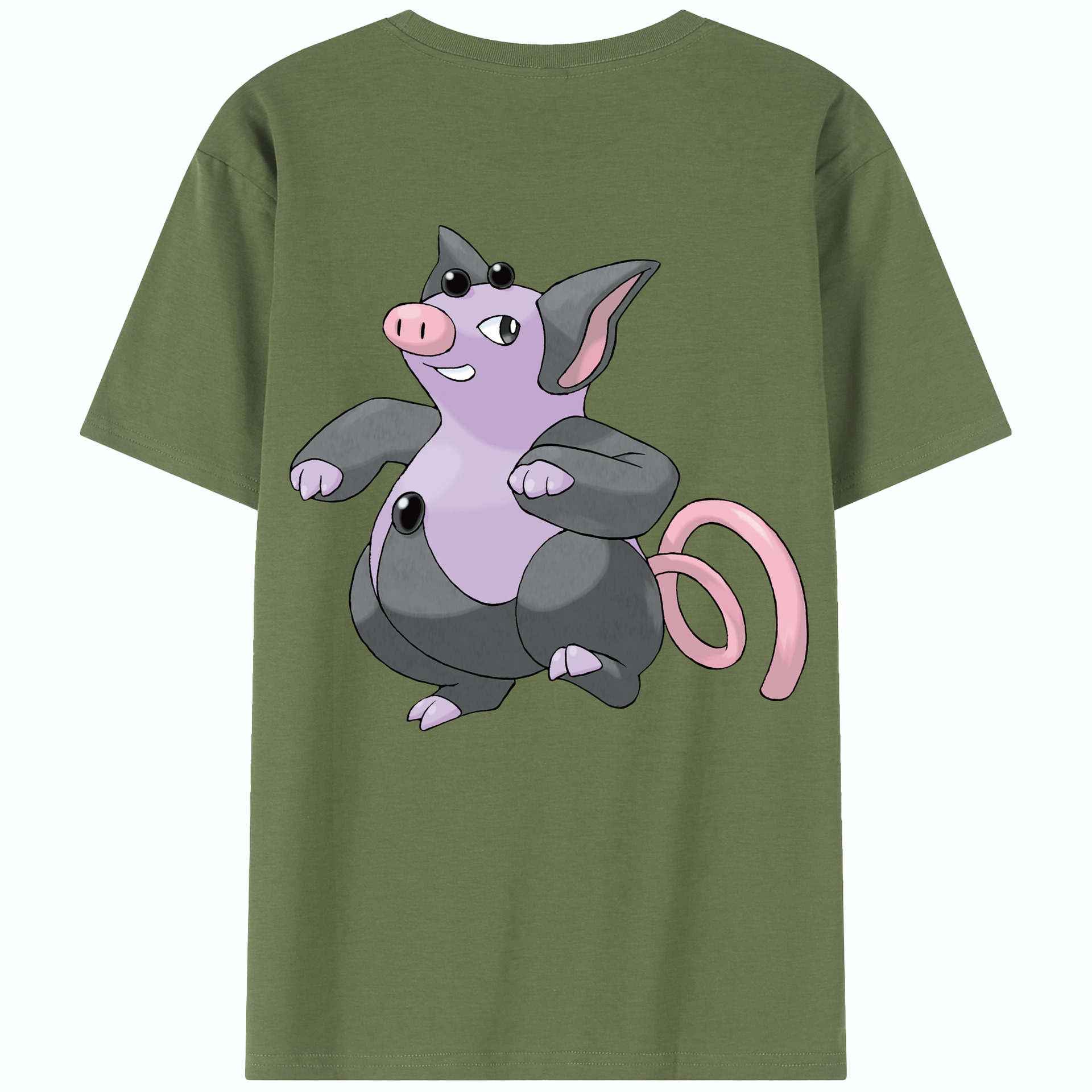 （画像用） ポケットモンスター Pokémon 綿100％半袖Tシャツ（背面プリント）